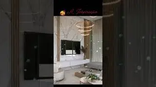 Painel de PORCELANATO para TV na Sala de Estar