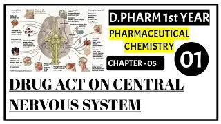 Dpharma 1st yr | pharmaceutical chemistry | chapter 5 | drugs acting on CNS | lecture 1