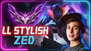 ⚡LL STYLISH ZED MID VS GALIO⚡NA MASTER ZED GAMEPLAY⚡PATCH 14.11