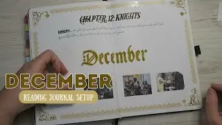 December Reading Journal setup