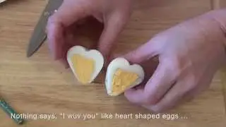 How to make heart shaped eggs recipe