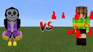 GOD CHARA VS EPIC SANS MCPE | GOOFBALL MC