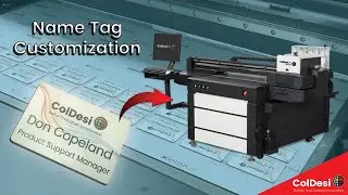 ColDesi UV 300H3F | Acrylic Name Tags