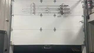 Big Daddy Fishing Rod Racks 3-Holder (Shorty) Mounted to Garage Door