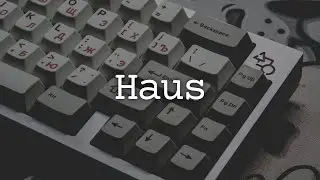 Haus | Hand Engineering | Aluminum Plate | Cherry MX Black