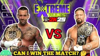CM PUNK VS BRON BREAKKER! 😱 WWE 2K25 Mobile High Graphics Android Gameplay is INSANE!