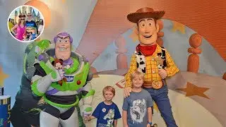 Meeting Buzz Lightyear and Woody at Hollywood Studios - Walt Disney World Vlog