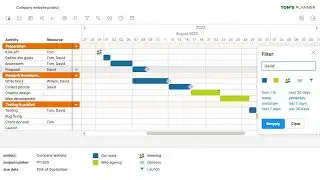 Tom's Planner and the power of Filter & Find