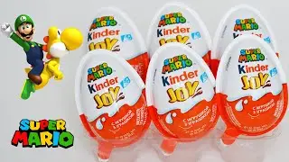 Киндер Сюрприз СУПЕР МАРИО 2020! Unboxing Kinder JOY Super Mario  Новая коллекция!