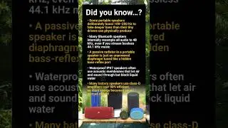 Portable speakers shocking engineering facts about sound, batteries and enclosures
