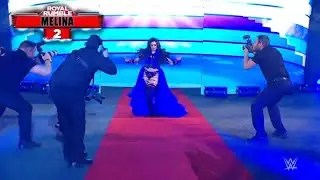 Melina Return Entrance Royal Rumble, 29 Enero 2022 