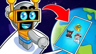 FunBot SALTA del TRAMPOLIN ACUATICO mas ALTO en ROBLOX!