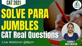 Solve Para Jumbles - Verbal Ability | Real CAT Questions | MBA Entrance Preparation