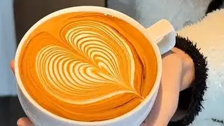 Heart Latte Art Step by Step | Barista Skills❤️☕