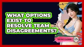 What Options Exist To Resolve Team Disagreements?