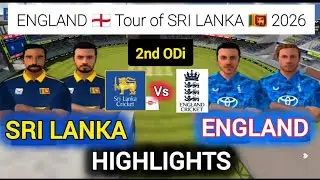 Sri Lanka vs England 2nd ODi Highlights | sl 🇱🇰 vs 🏴󠁧󠁢󠁥󠁮󠁧󠁿 eng 2026 |