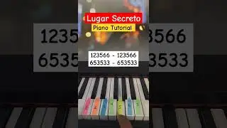 Como Tocar "Lugar Secreto" no Piano #shorts #gospel #pianotutorial