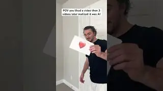 can&rsquo;t be caught liking AI videos #shorts #comedy #funny