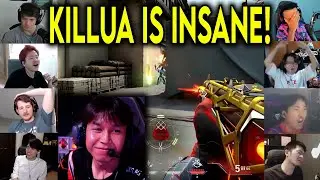 Valorant Streamers Reacts To TLN Killua Insane 1v3 CLUTCH Against DRX In VCT