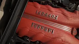 Wrinkle finish effect on Ferrari California - process