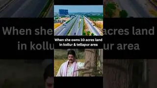 #landprices in #tellapur 30-100cr per acre #hyderabad #realestate #facts