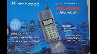 Motorola Digiflip - Metrocall 5200 Unboxing - Brick mobile phone from 1994