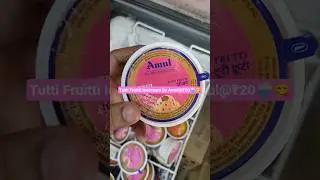 Tutti Frutti icecream by Amul @₹20 only #amul #amulicecream #summer icecream #tuttifruity