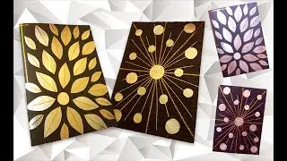 How to DIY Aluminum Foil Art craft tutorial | Как сделать Декор из фольги пошаговая инструкция