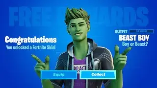 How to get the Beast Boy Skin in Fortnite for free (Fortnite Teen Titans Cup Time, Prizes, Rewards)
