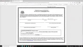 Video 2: Entering Lead Safe/Lead Free Certificates and Video 3: Entering Dust Wipe Samples