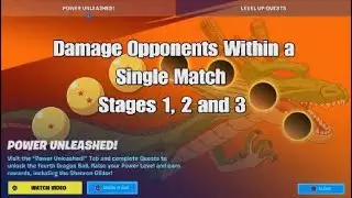 Damage Opponents Within a Single Match - Fortnite Dragon Ball Strength Training Quest