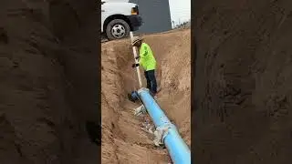 8&rdquo; main water line with risers