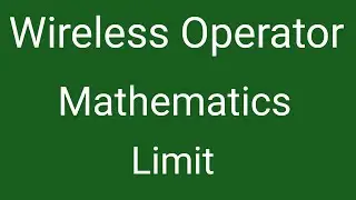 WBP Wireless Operator math class 04 , Math class