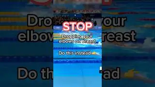 Don&rsquo;t drop your elbows on breaststroke | #swimming #breaststroke #swimtips