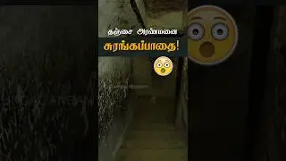 What is inside this tunnel? 😱😱 #ThanjavurPalace Thanjai Whatsapp Status Tamil