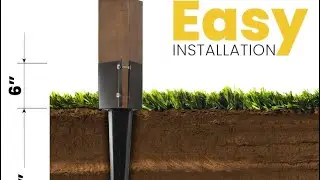 REVIEW] 4PCS 24&rdquo; Fence Post Anchor Ground Spike | Easy No-Dig Install for 4x4 Posts