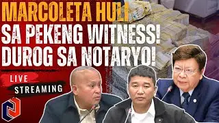 PILIT NA MAY COACHING PA! Sen. Marcoleta HULI sa PEKENG WITNESS! Durog sa NOTARYO!