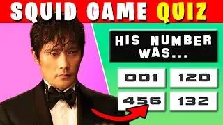 SQUID GAME Trivia 🦑🧐| Easy, Medium & HARD 😱