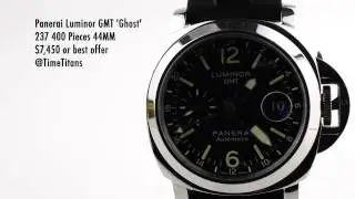 Panerai Luminor Marina GMT 237 H 44MM OP VIII 'Ghost' Black Only Dial COSC