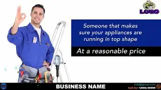 02 Appliance Repair or home appliance repair promotional Ad Video