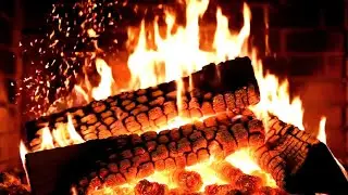 The Best Burning Fireplace 🔥 Cozy Crackling Logs for Deep Sleep & Relaxation