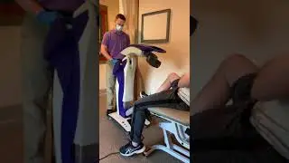 MLS Laser Therapy Knee Pain Set Up
