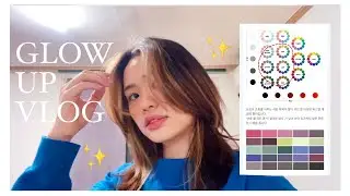 🇰🇷 Glow up vlog✨ | FREE personal color test, skin analysis & Korean makeup in Myeongdong