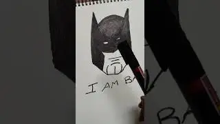 batman art by sauransh arts i tried My best #drawing #skec #batmanfanart