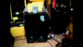 Eminence Beta 12LTA with helper tweeter in old Karlson 12 brief speaker demo