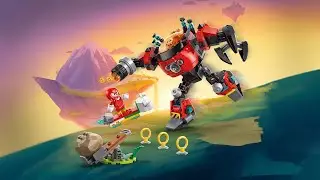 LEGO Sonic the Hedgehog&trade; Knuckles vs. Dr. Eggman Egg Crusher mecha - 77005 | 360&deg;