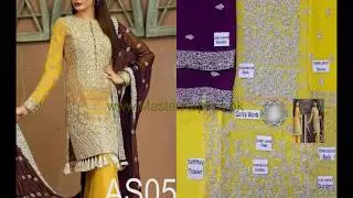ASIM JOFA LUXURY EMBROIDERED MASTER REPLICAS | PAKISTANI DESIGNER DRESSES REPLICA