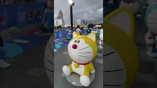 Around Outdoor Doraemon and Friends Tour in Thailand #doraemon #exhibition #iconsiam