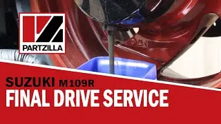 Suzuki M109 Final Drive Oil Change | Suzuki Boulevard Rear Diff Fluid Change | Partzilla.com