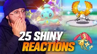 25 SHINY REACTIONS SUR POKEMON EN LIVE !! (Shiny Pokemon Compilation)